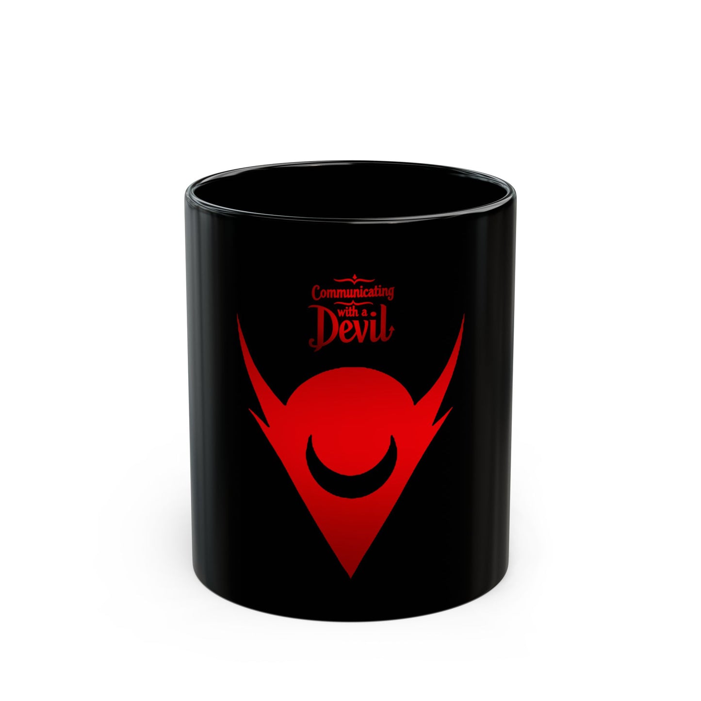 Dominion of Darkness Black Mug (11oz, 15oz) - Communicating with a Devil
